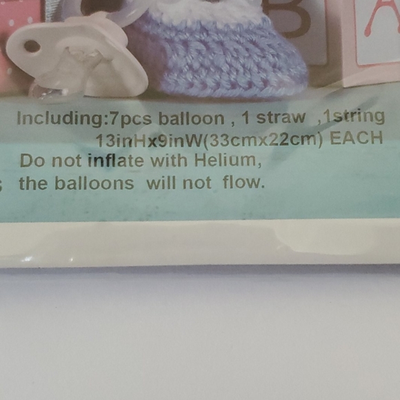🆕️ 7 PCS Its a Boy Foil Balloon Banner - Picture 5 of 6